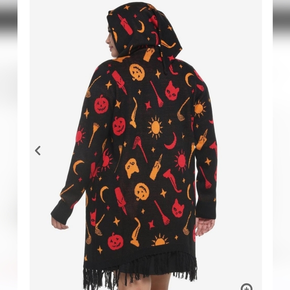 HER UNIVERSE Torrid DISNEY HOCUS POCUS DANI FRINGE CARDIGAN - Picture 2 of 7